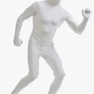 Men's White Full-Body Suit